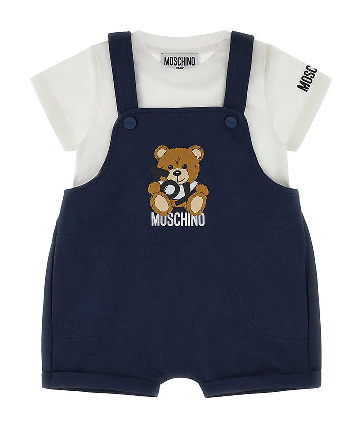 MOSCHINO SALOPETTE E T-SHIRT
